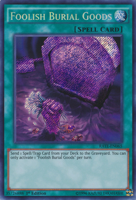 Foolish Burial Goods [RATE-EN065] Secret Rare | Devastation Store