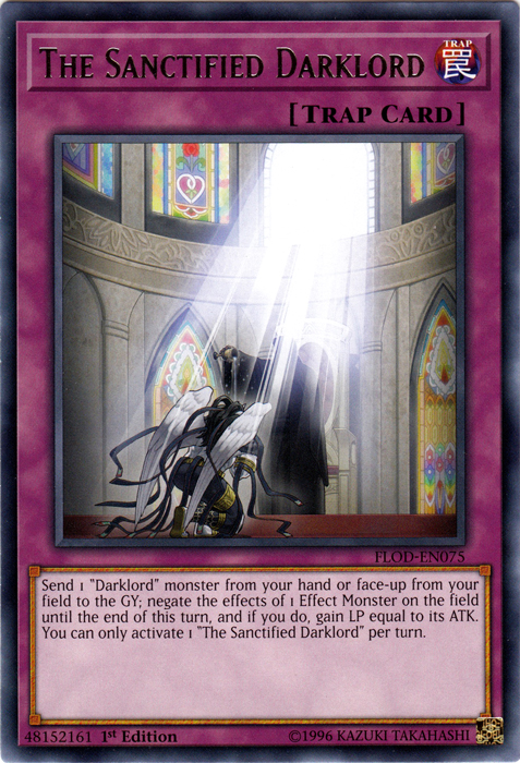 The Sanctified Darklord [FLOD-EN075] Rare | Devastation Store