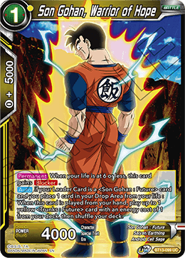 Son Gohan, Warrior of Hope (Uncommon) [BT13-099] | Devastation Store