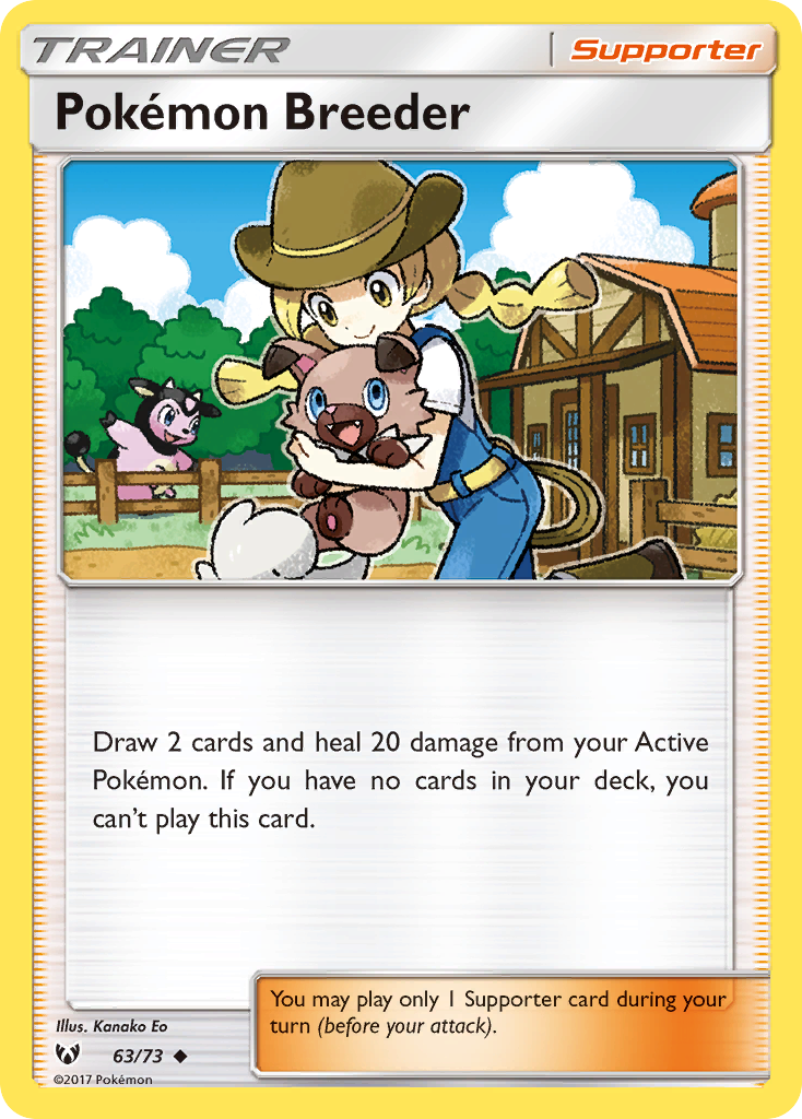 Pokemon Breeder (63/73) [Sun & Moon: Shining Legends] | Devastation Store