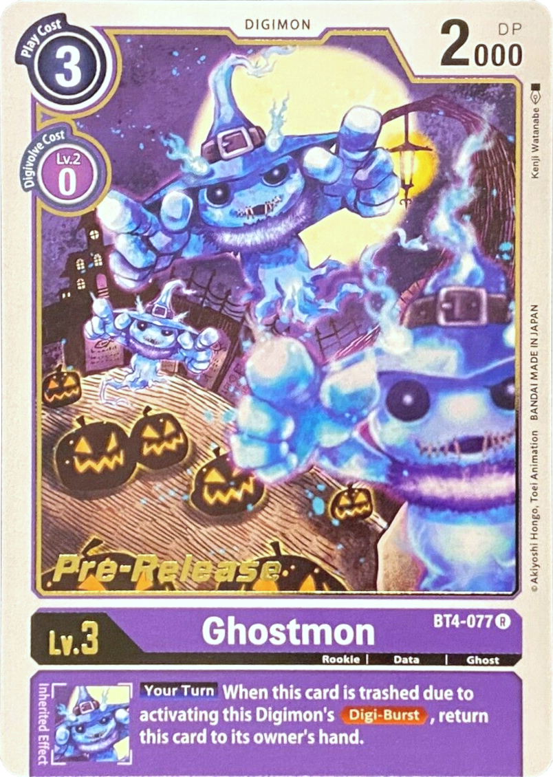 Ghostmon [BT4-077] [Great Legend Pre-Release Promos] | Devastation Store