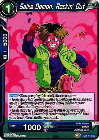 Saike Demon, Rockin' Out (BT5-046) [Miraculous Revival] | Devastation Store