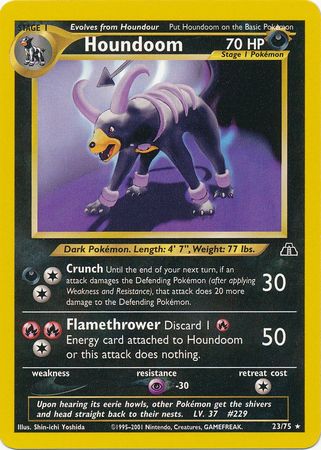 Houndoom (23/75) [Neo Discovery Unlimited] | Devastation Store