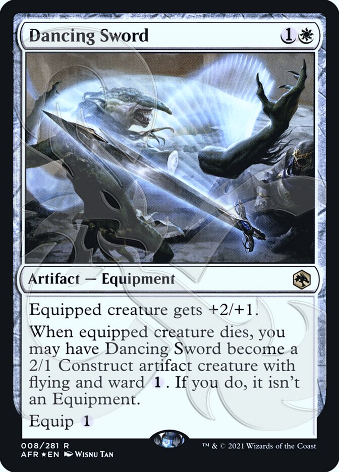 Dancing Sword (Ampersand Promo) [Dungeons & Dragons: Adventures in the Forgotten Realms Promos] | Devastation Store