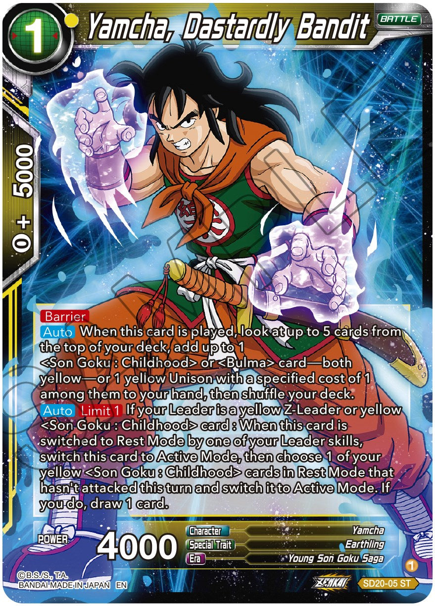 Yamcha, Dastardly Bandit (SD20-05) [Dawn of the Z-Legends] | Devastation Store