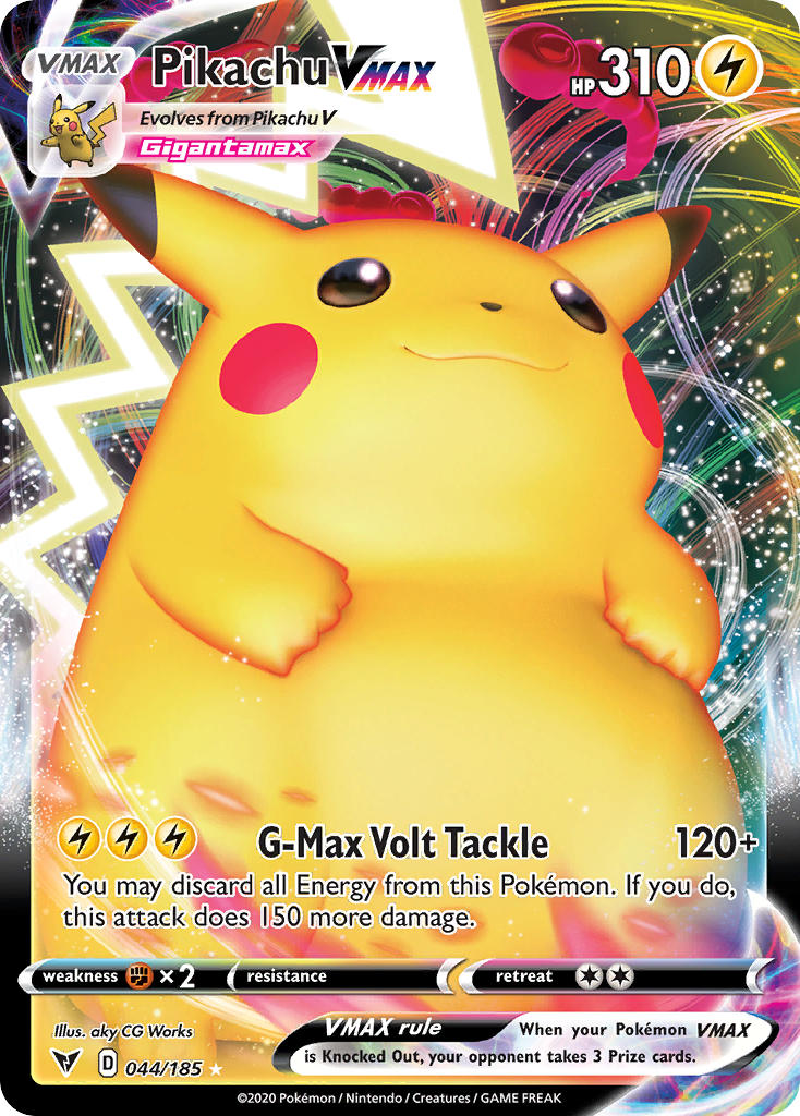 Pikachu VMAX (044/185) [Sword & Shield: Vivid Voltage] | Devastation Store