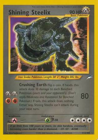 Shining Steelix (112/105) [Neo Destiny Unlimited] | Devastation Store