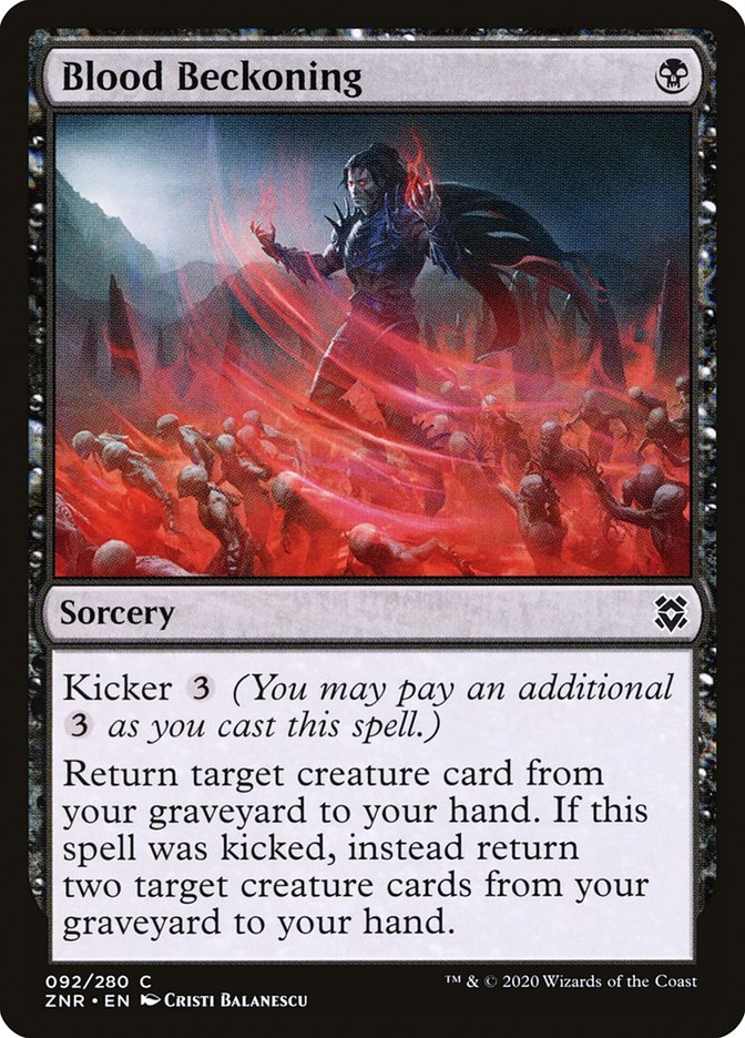 Blood Beckoning [Zendikar Rising] | Devastation Store