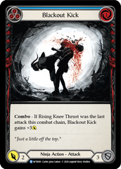 Blackout Kick (Blue) [WTR091] Unlimited Edition Rainbow Foil - Devastation Store | Devastation Store
