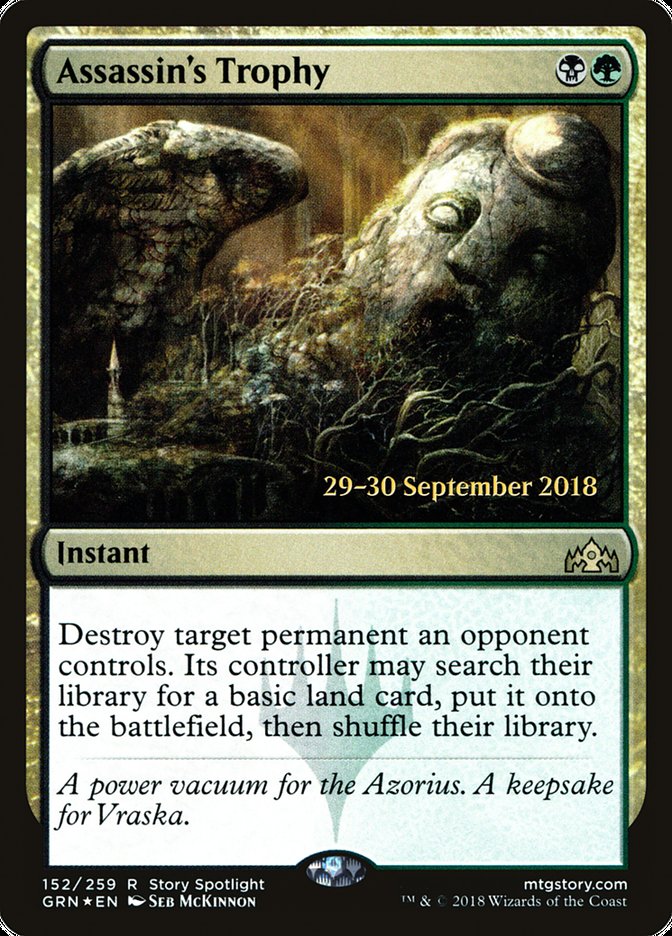 Assassin's Trophy  [Guilds of Ravnica Prerelease Promos] - Devastation Store | Devastation Store