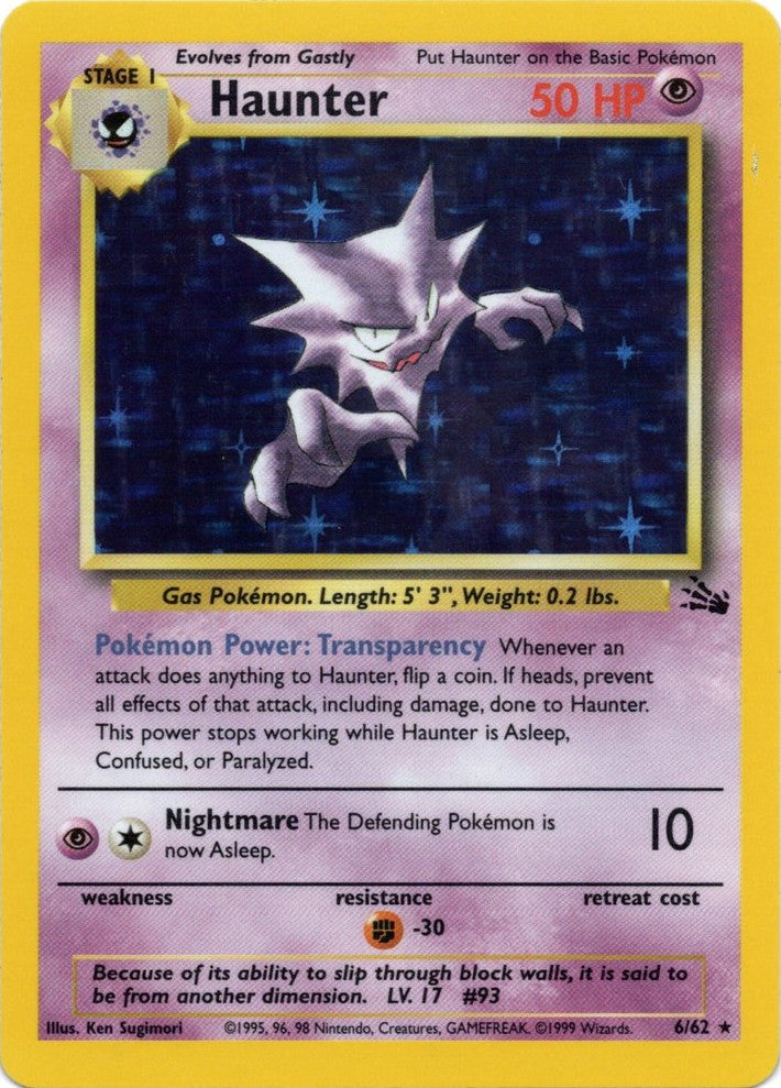 Haunter (6/62) [Fossil Unlimited] | Devastation Store