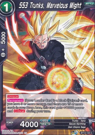 SS3 Trunks, Marvelous Might [BT12-134] | Devastation Store
