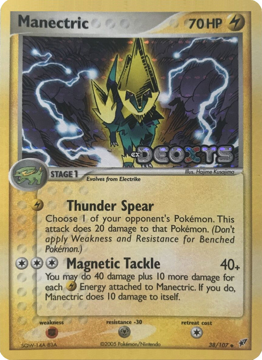 Manectric (38/107) (Stamped) [EX: Deoxys] | Devastation Store