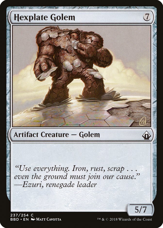 Hexplate Golem [Battlebond] | Devastation Store