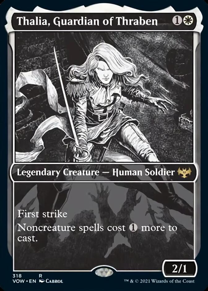 Thalia, Guardian of Thraben (Showcase Eternal Night) [Innistrad: Crimson Vow] | Devastation Store