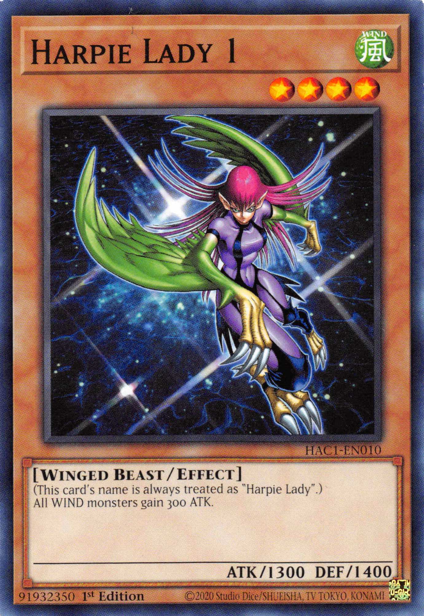 Harpie Lady 1 [HAC1-EN010] Common | Devastation Store