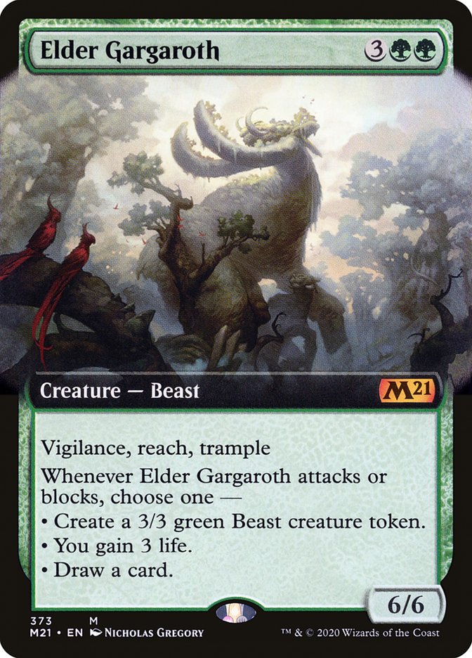 Elder Gargaroth (Extended) [Core Set 2021] | Devastation Store