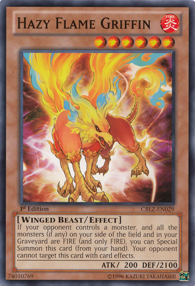 Hazy Flame Griffin [CBLZ-EN029] Common | Devastation Store