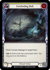 Foreboding Bolt (Yellow) [CRU169] 1st Edition Rainbow Foil - Devastation Store | Devastation Store