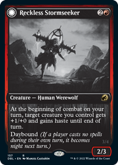 Reckless Stormseeker // Storm-Charged Slasher [Innistrad: Double Feature] | Devastation Store
