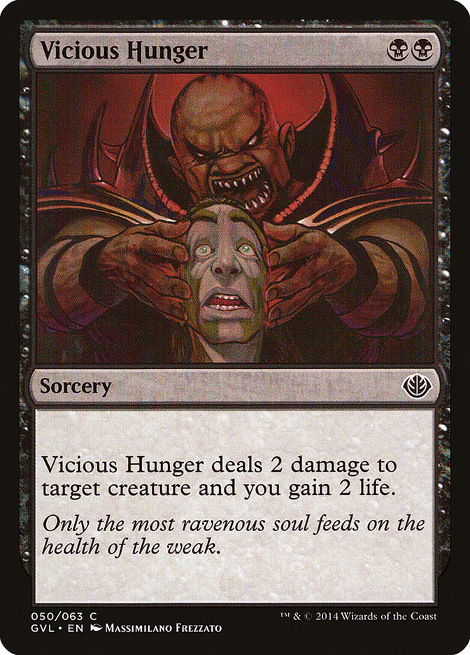 Vicious Hunger (Garruk vs. Liliana) [Duel Decks Anthology] | Devastation Store
