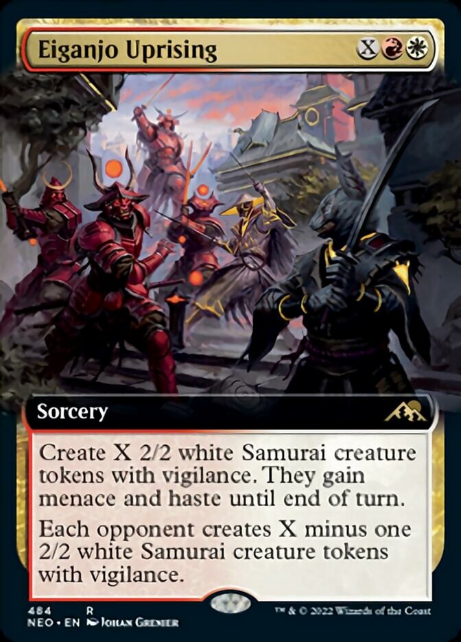 Eiganjo Uprising (Extended) [Kamigawa: Neon Dynasty] | Devastation Store