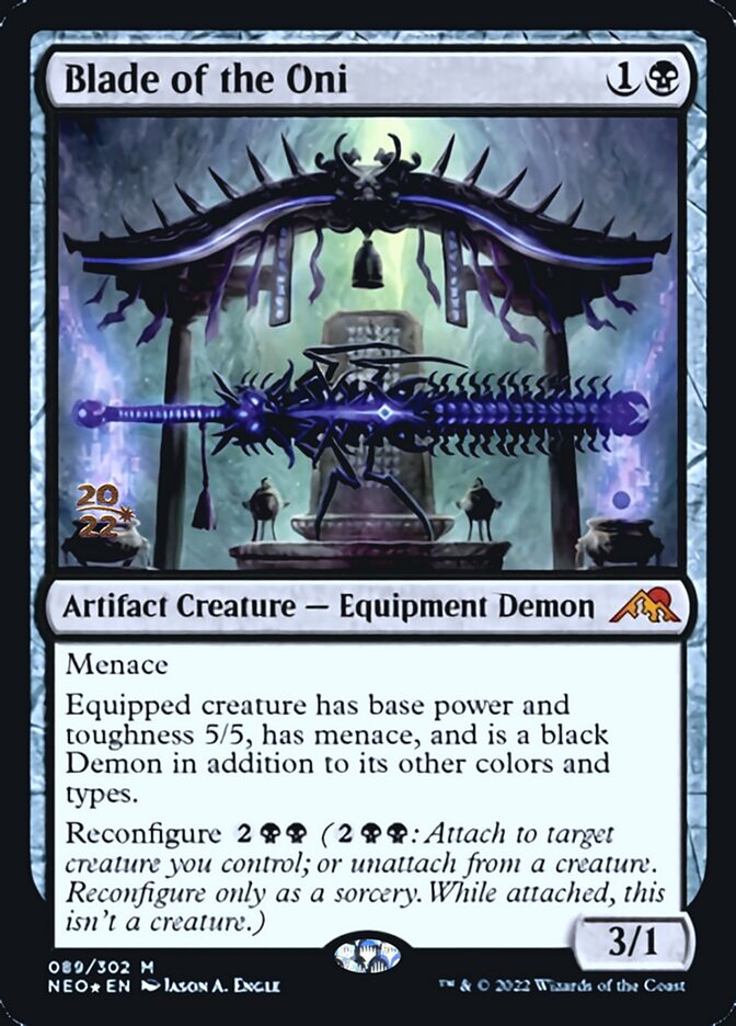 Blade of the Oni [Kamigawa: Neon Dynasty Prerelease Promos] | Devastation Store