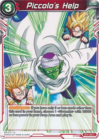 Piccolo's Help [BT2-032] | Devastation Store