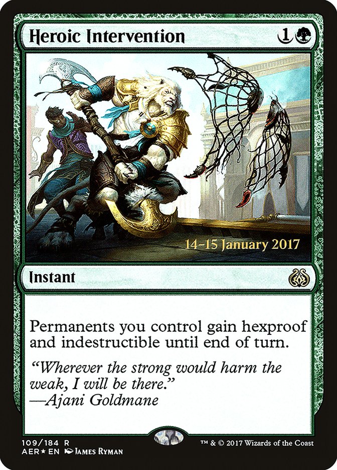 Heroic Intervention  [Aether Revolt Prerelease Promos] - Devastation Store | Devastation Store