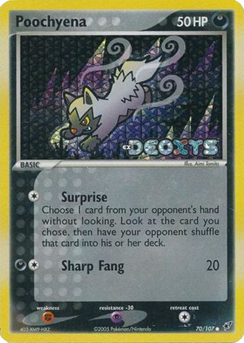 Poochyena (70/107) (Stamped) [EX: Deoxys] | Devastation Store