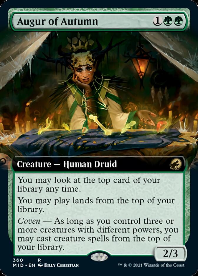 Augur of Autumn (Extended) [Innistrad: Midnight Hunt] | Devastation Store