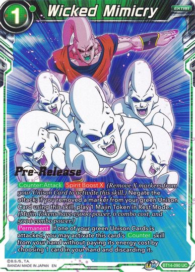 Wicked Mimicry (BT14-090) [Cross Spirits Prerelease Promos] | Devastation Store