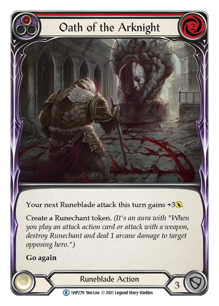 Oath of the Arknight (Red) [1HP279] | Devastation Store