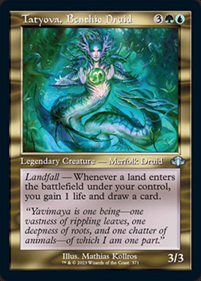 Tatyova, Benthic Druid (Retro) [Dominaria Remastered] | Devastation Store