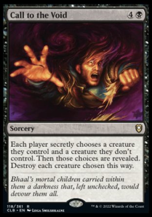Call to the Void [Commander Legends: Battle for Baldur's Gate] | Devastation Store