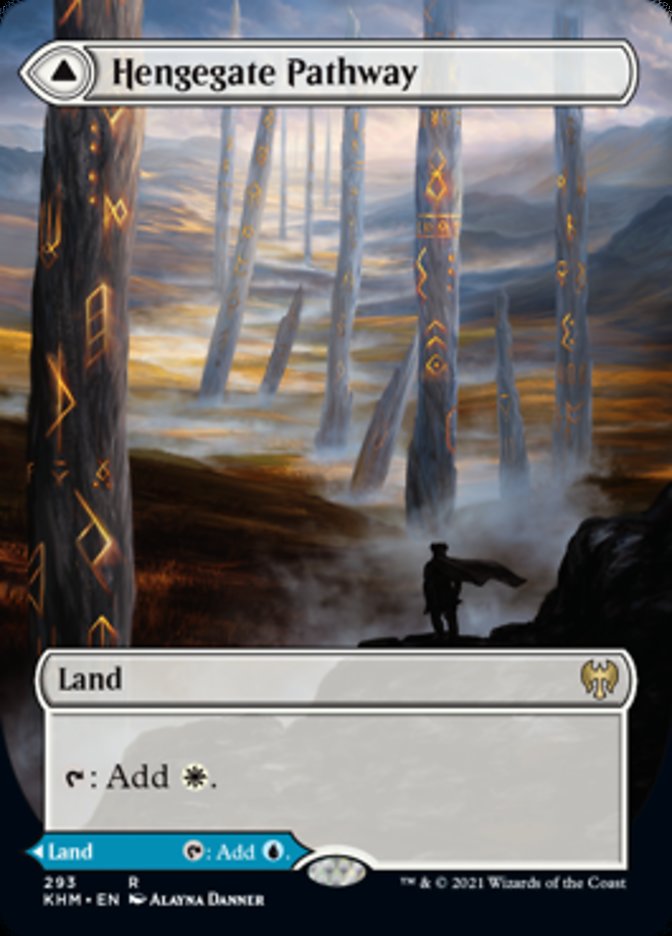 Hengegate Pathway // Mistgate Pathway (Borderless Alternate Art) [Kaldheim] | Devastation Store