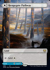 Hengegate Pathway // Mistgate Pathway (Borderless Alternate Art) [Kaldheim] | Devastation Store