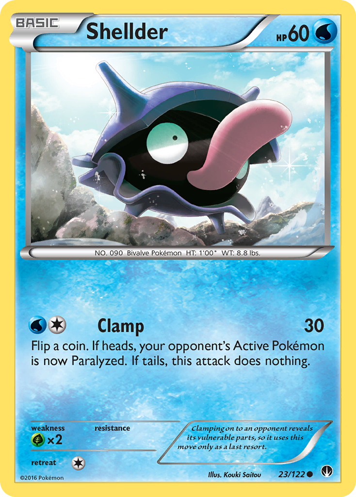 Shellder (23/122) [XY: BREAKpoint] | Devastation Store