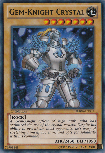 Gem-Knight Crystal [HA06-EN001] Super Rare | Devastation Store