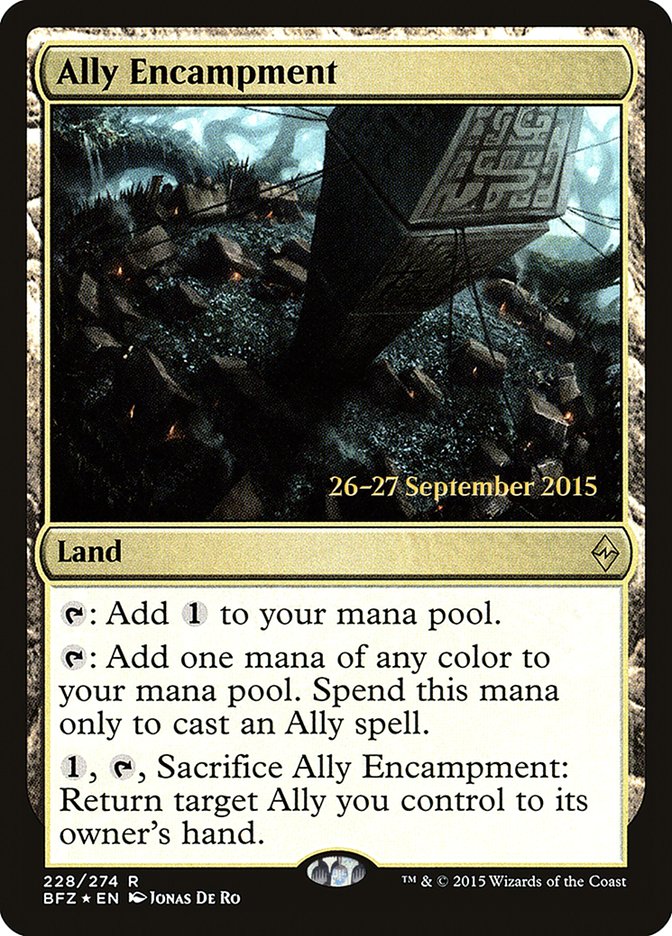 Ally Encampment  [Battle for Zendikar Prerelease Promos] | Devastation Store