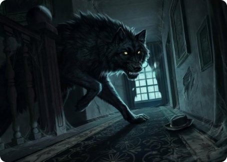 Primal Adversary Art Card [Innistrad: Midnight Hunt Art Series] | Devastation Store