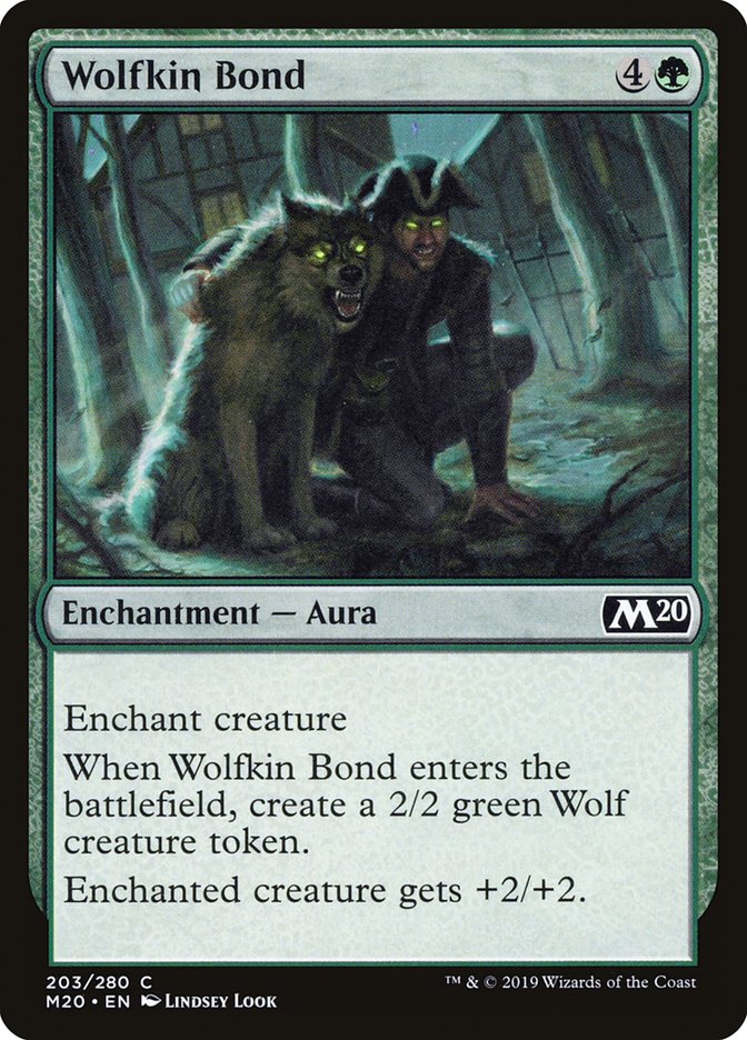 Wolfkin Bond [Core Set 2020] | Devastation Store