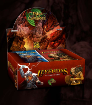 Caja 24 sobres Leyendas Bloque Furia , Mitos y leyendas | Devastation Store