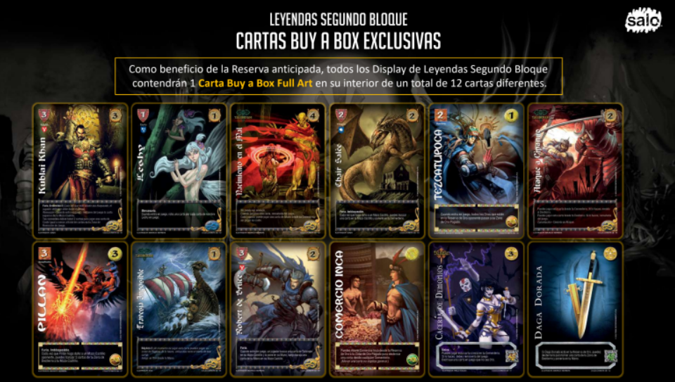 Caja 24 sobres Leyendas Segundo Bloque, Mitos y leyendas | Devastation Store