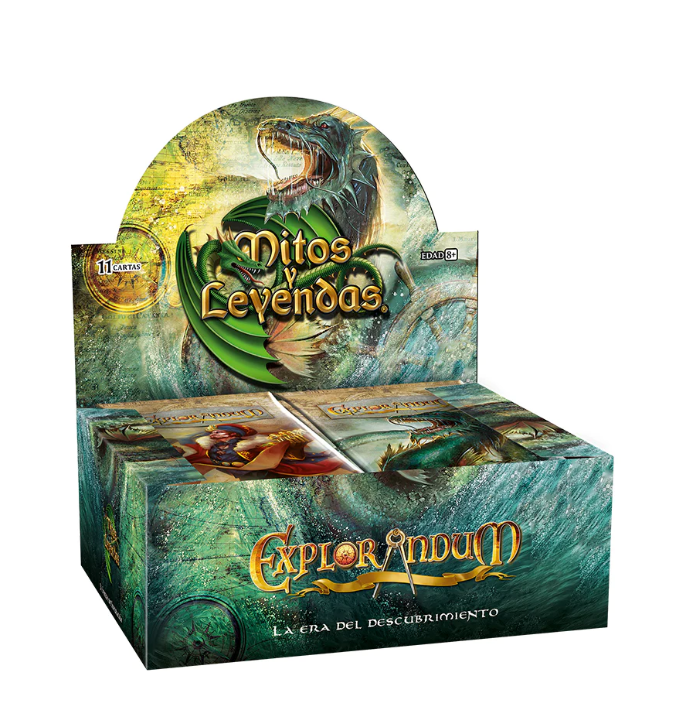 Display 24 Sobres Explorandum, Mitos y Leyendas | Devastation Store