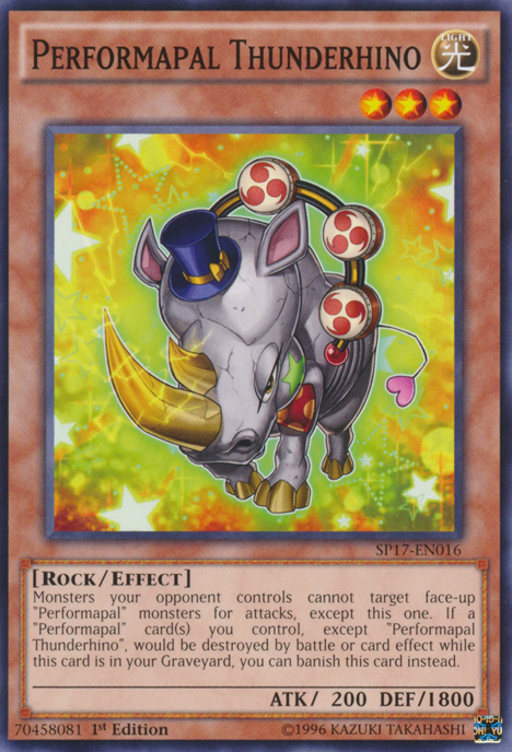 Performapal Thunderhino [SP17-EN016] Common | Devastation Store