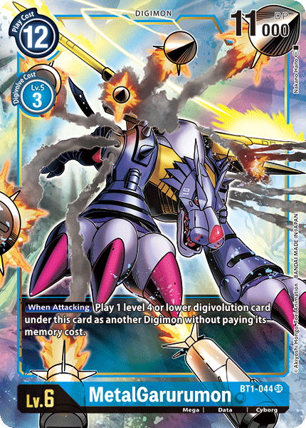 MetalGarurumon [BT1-044] (Alternate Art) [Release Special Booster Ver.1.0] | Devastation Store