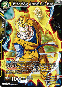 SS Son Gohan, Desperate Last Stand (Common) [BT13-097] | Devastation Store