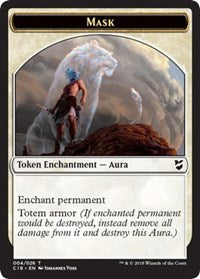 Mask // Soldier Double-sided Token [Commander 2018 Tokens] | Devastation Store