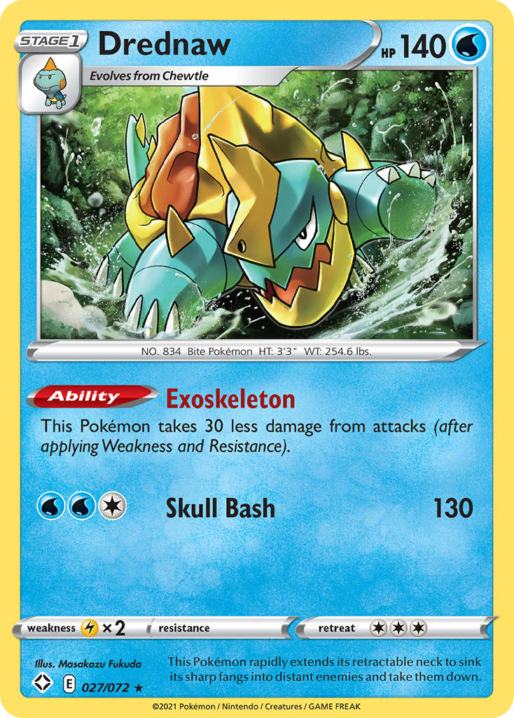 Drednaw (027/072) [Sword & Shield: Shining Fates] | Devastation Store
